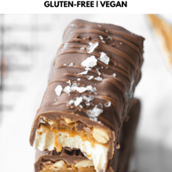 Vegan Snickers Ice cream bars